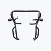 LEGUNDARY Custom bazooka crash guard with slider for Royal Enfield Himalayan 450 black engine guard