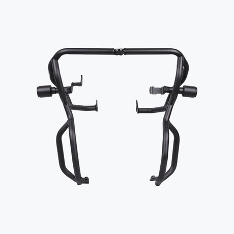 LEGUNDARY Custom bazooka crash guard with slider for Royal Enfield Himalayan 450 black engine guard