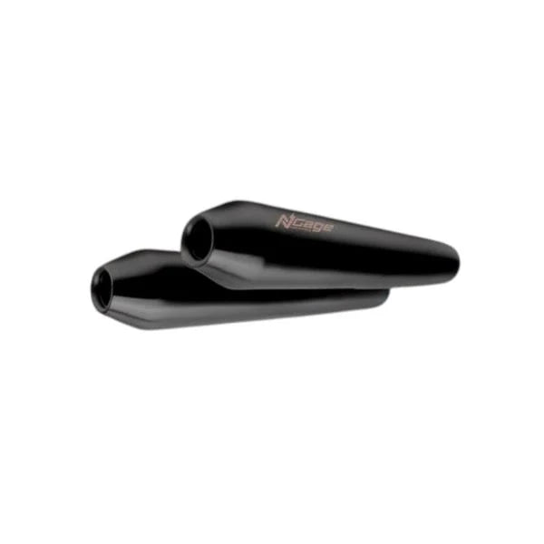 N-Gage Roxor Powerflow Matt Black Exhaust for Royal Enfield Interceptor 650 GT 650 Stainless Steel Silencer