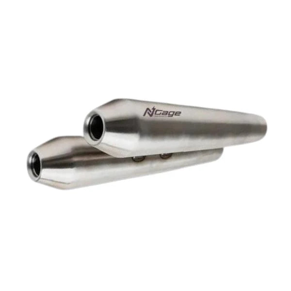 N-Gage Roxor Powerflow Chrome Exhaust for Royal Enfield Interceptor 650 GT 650 Stainless Steel Silencer