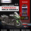 CRANK1 Carbon Front Brake Pads CFB973 for Kawasaki Ninja 1000 Ninja 1000SX ZX10R Z1000 Versys 1000 Suzuki Hayabusa GSXR1000