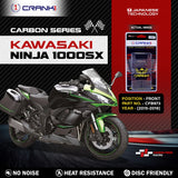 CRANK1 Carbon Front Brake Pads CFB973 for Kawasaki Ninja 1000 Ninja 1000SX ZX10R Z1000 Versys 1000 Suzuki Hayabusa GSXR1000