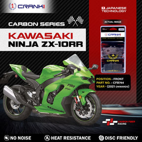 CRANK1 Carbon Front Brake Pads CFB744 Kawasaki Ninja ZX-10RR 2021