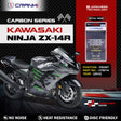 CRANK1 Carbon Front Brake Pads CFB714 for Kawasaki Ninja ZX-14R 2014 Performance Motorcycle Brake Pads
