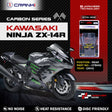 CRANK1 Carbon Rear Brake Pads CFB452 for Kawasaki Ninja ZX-14R 2014