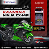 CRANK1 CFB452 carbon rear brake pads for Kawasaki Ninja ZX-14R 2021