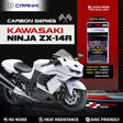 CRANK1 CFB744 carbon brake pads for Kawasaki Ninja ZX-14R front