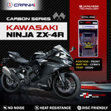 CRANK1 Carbon Front Brake Pads CFB973 for Kawasaki Ninja ZX-4R 2024