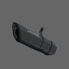 Barrel Rogue black stainless steel slip-on exhaust with link pipe for KTM Duke 390 RC 390 Adventure 390 and Duke 250
