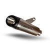 Barrel Outlaw 2.0 black stainless steel slip-on exhaust for Kawasaki ZX4R ZX4RR motorcycle