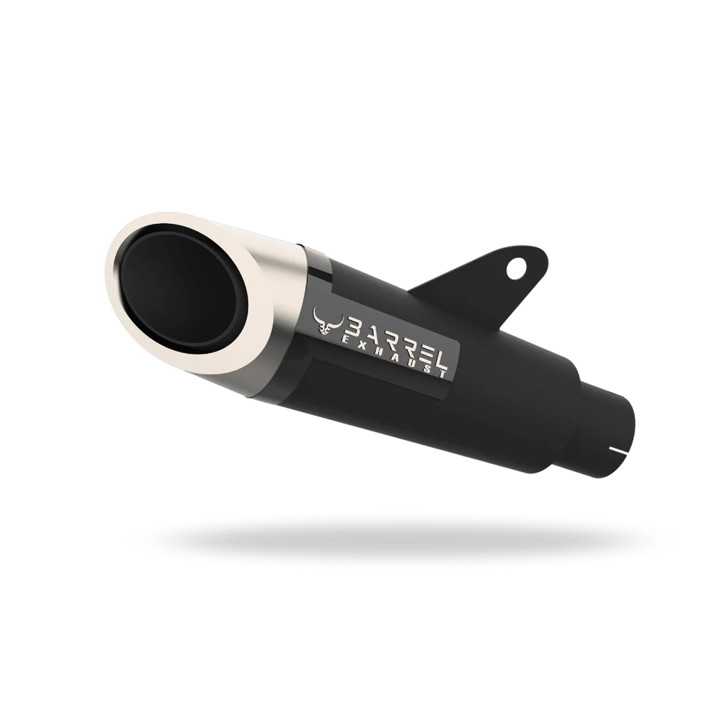 Outlaw 2.0 stainless steel slip-on exhaust with link pipe for Triumph Street Triple 765 2014-2022