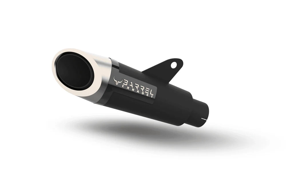 Barrel Outlaw V2 stainless steel slip-on exhaust with link pipe for Kawasaki Ninja 1000SX motorcycle