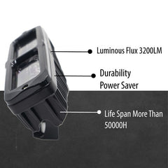 HJG S-13 LED Fog light 12V-80V 30W (1pc) - Universal For Car & Bike