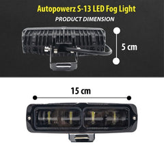 HJG S-13 LED Fog light 12V-80V 30W (1pc) - Universal For Car & Bike