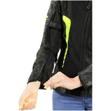 Bison ProGear Phoenix women riding jacket hi viz green
