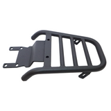 MotoCare pipe carrier installed on TVS Apache RTR 160 rear view
