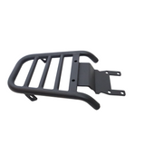MotoCare pipe carrier installed on TVS Apache RTR 160 rear view