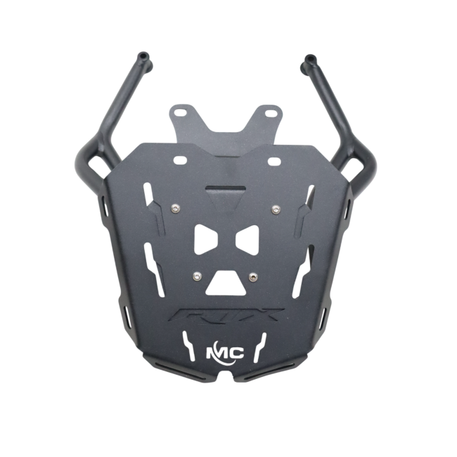 MotoCare pipe carrier rear luggage rack for TVS Apache RTX 300 motorcycle touring accessory
