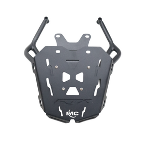 MotoCare pipe carrier rear luggage rack for TVS Apache RTX 300 motorcycle touring accessory