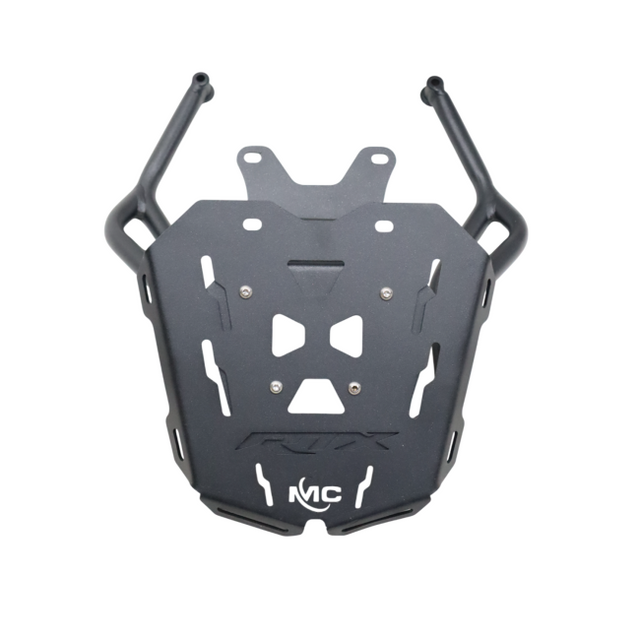 MotoCare pipe carrier rear luggage rack for TVS Apache RTX 300 motorcycle touring accessory