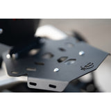 MotoCare pipe carrier rear luggage rack for TVS Apache RTX 300 motorcycle touring accessory