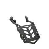 MotoCare KTM Duke 200 BS6 pipe carrier installed for rear luggage support and passenger backrest safety