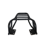 MotoCare pipe carrier installed on Hero Xpulse motorcycle used for luggage transport during touring and adventure rides