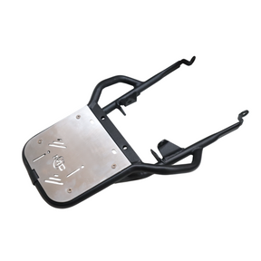 MotoCare pipe carrier for Honda CB350 with aluminium luggage plate heavy duty rear rack