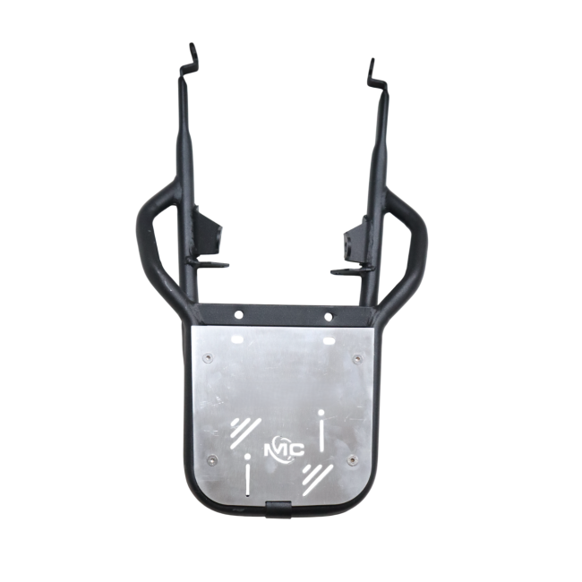 MotoCare pipe carrier for Honda CB350 with aluminium luggage plate heavy duty rear rack