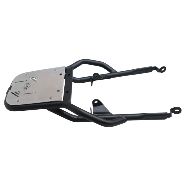MotoCare pipe carrier for Honda CB350 with aluminium luggage plate heavy duty rear rack