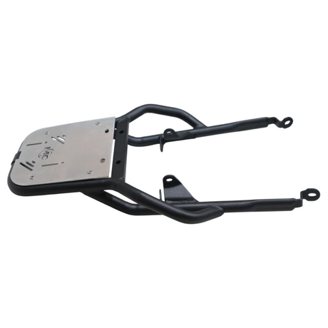 MotoCare pipe carrier for Honda CB350 with aluminium luggage plate heavy duty rear rack