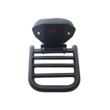 MotoCare pipe carrier with backrest installed on TVS Apache RTR 160