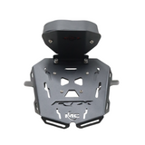MotoCare pipe carrier with backrest for TVS Apache RTX 300 rear luggage rack with pillion support motorcycle accessory