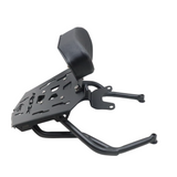 MotoCare pipe carrier with backrest for TVS Apache RTX 300 rear luggage rack with pillion support motorcycle accessory