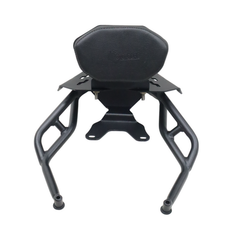 MotoCare pipe carrier with backrest for TVS Apache RTX 300 rear luggage rack with pillion support motorcycle accessory