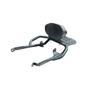 MotoCare backrest carrier installed on Honda CB350