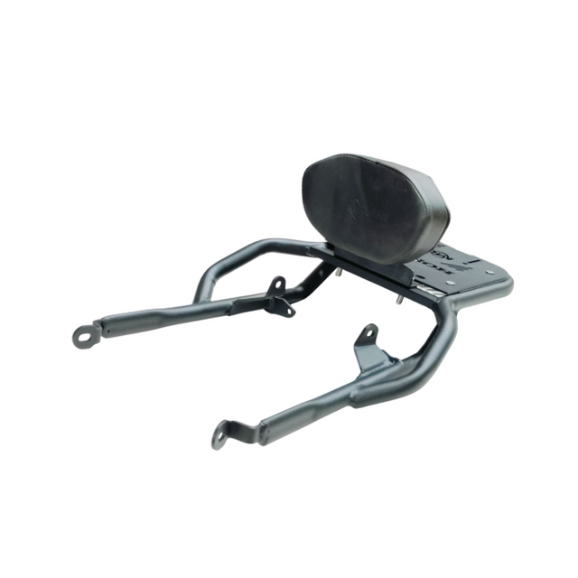 MotoCare backrest carrier installed on Honda CB350