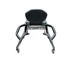 MotoCare backrest carrier installed on Honda CB350