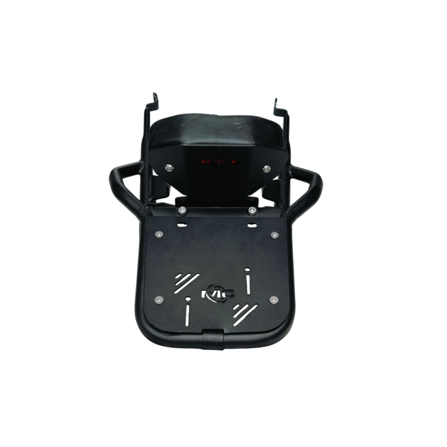 MotoCare backrest carrier installed on Honda CB350
