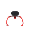 MotoCare pipe carrier with backrest installed on Hero XPulse 210 for luggage and passenger comfort support