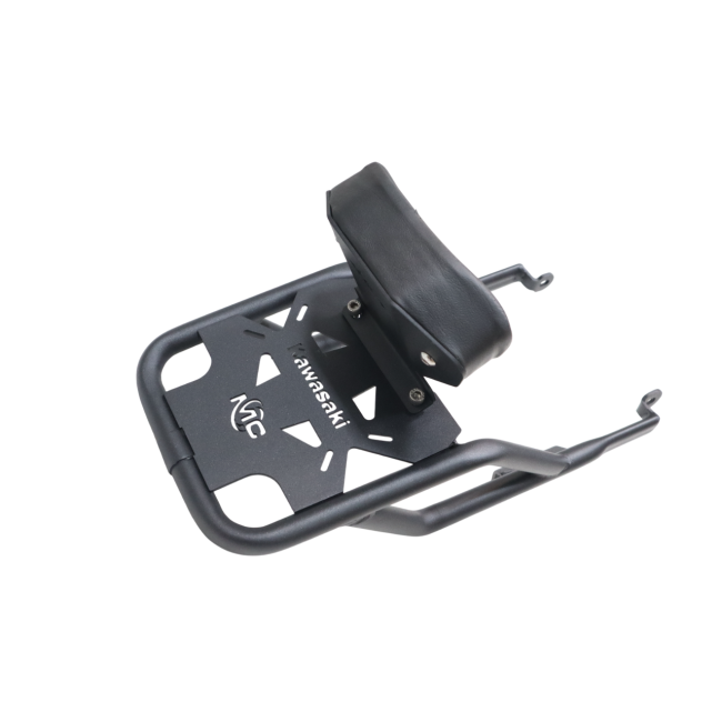 Motocare Kawasaki W175 pipe carrier with backrest luggage rack pillion support touring motorcycle accessory