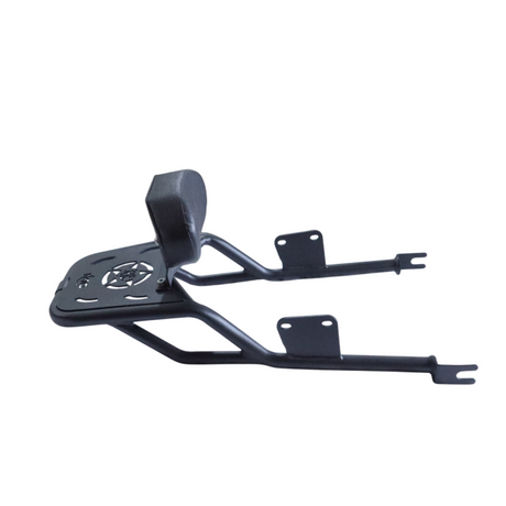 MotoCare pipe carrier with backrest for Royal Enfield Classic 350 Reborn