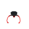 MotoCare pipe carrier with backrest installed on Hero XPulse 210 in red and black for luggage and passenger support