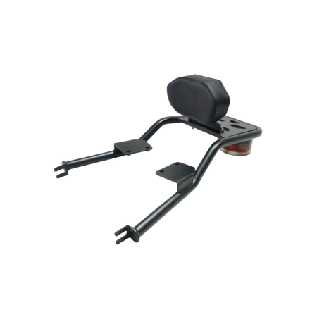 MotoCare pipe carrier with backrest for Royal Enfield Hunter 350