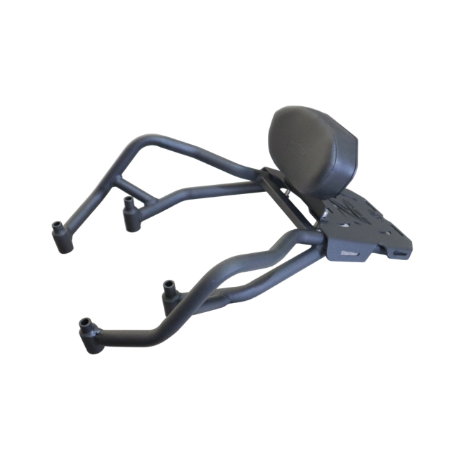Motocare Kawasaki Z650 pipe carrier with plate and backrest luggage rack touring support motorcycle accessory