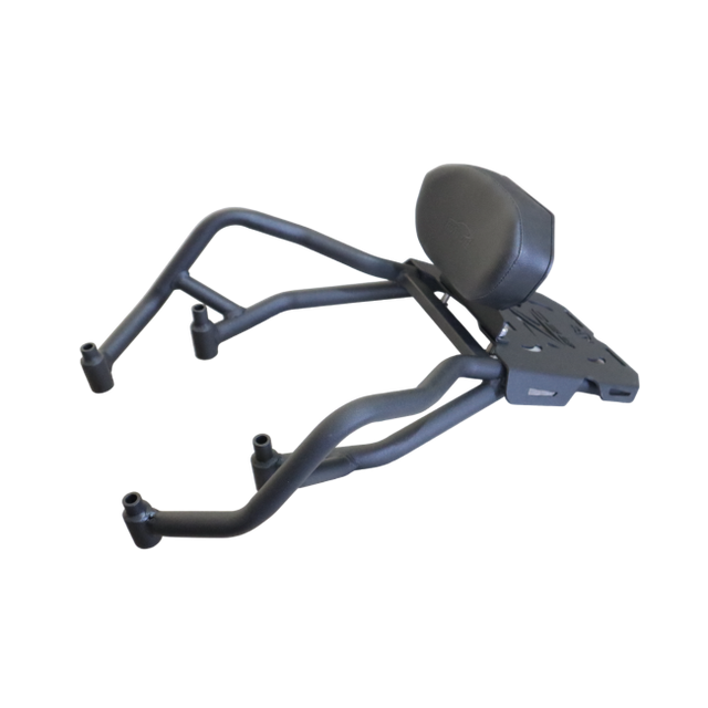 Motocare Kawasaki Z650 pipe carrier with plate and backrest luggage rack touring support motorcycle accessory
