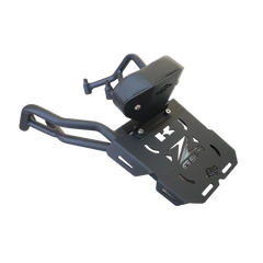 Motocare Kawasaki Z650 pipe carrier with plate and backrest luggage rack touring support motorcycle accessory