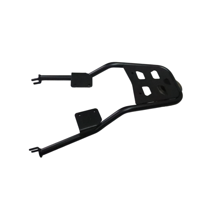 MotoCare pipe carrier with plate for Royal Enfield Hunter 350