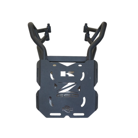 Motocare Kawasaki Z650 pipe carrier with plate rear luggage rack heavy-duty touring motorcycle accessory