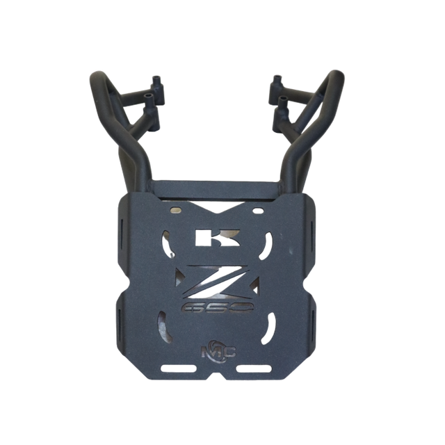 Motocare Kawasaki Z650 pipe carrier with plate rear luggage rack heavy-duty touring motorcycle accessory